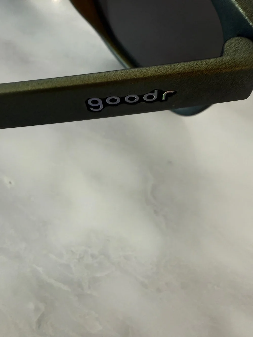 goodr Mirrored  Yellow Lens Cat-Eye Sunglasses